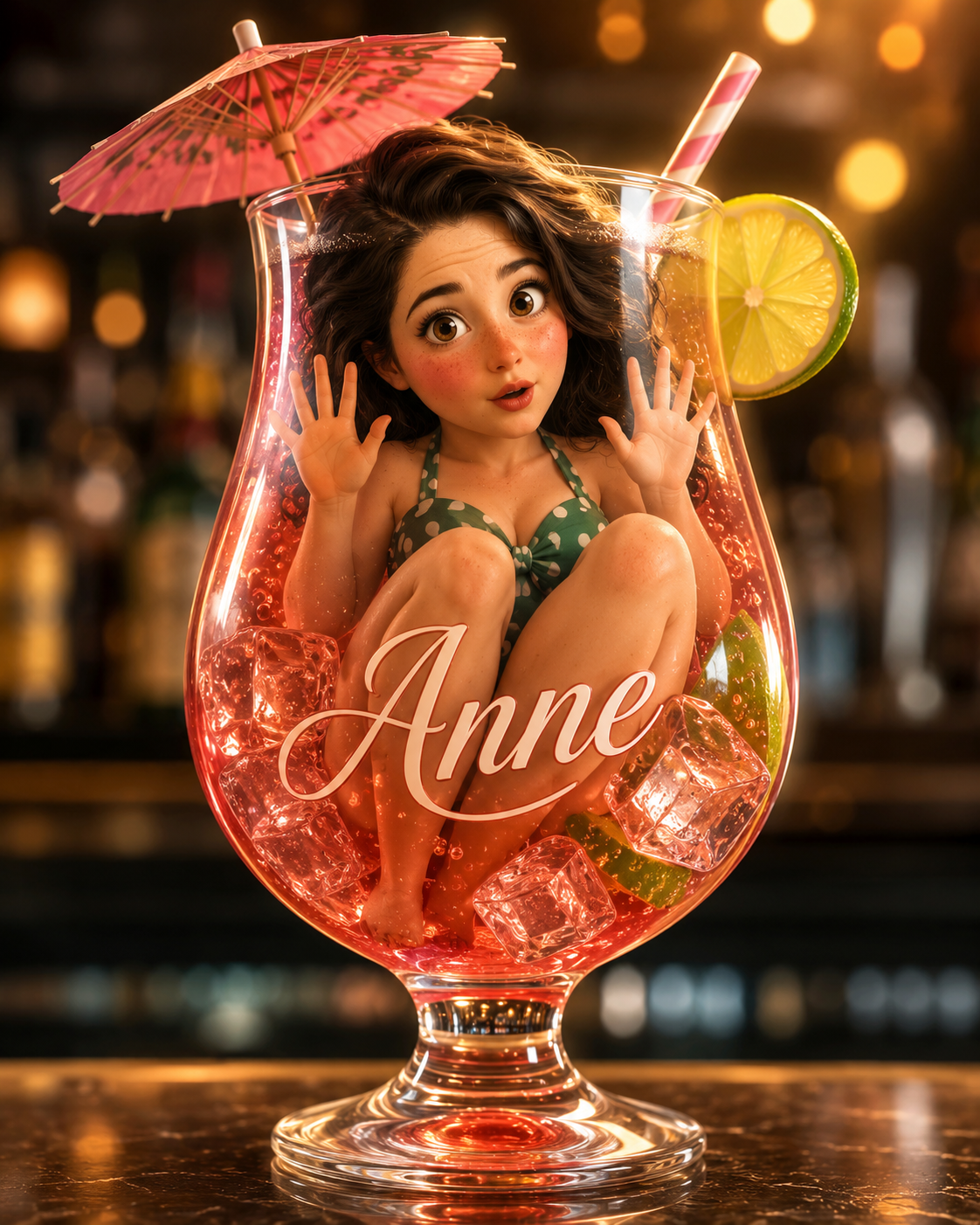 Pixar Cocktail Glass Transform