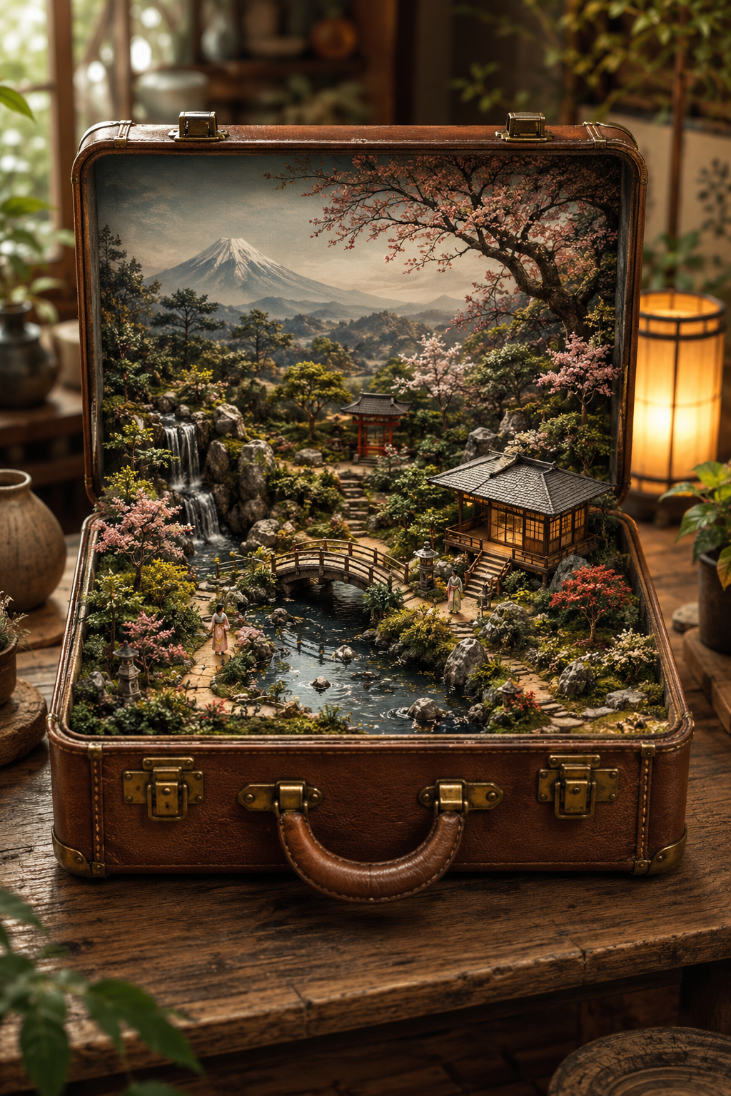 World in a Suitcase Diorama