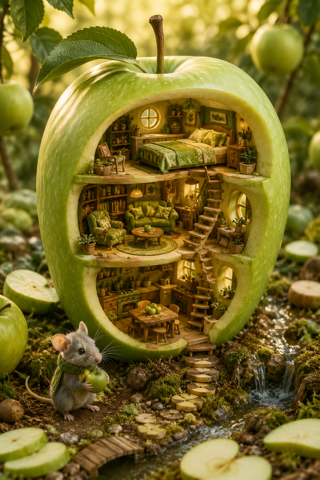 Edible Dollhouse Diorama