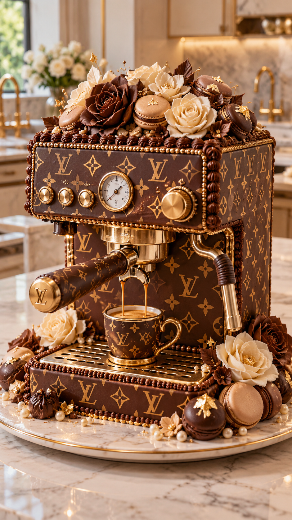 Luxury Brand Cake Prompt
